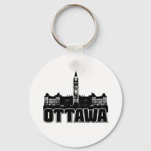Ottawa Skyline Keychain