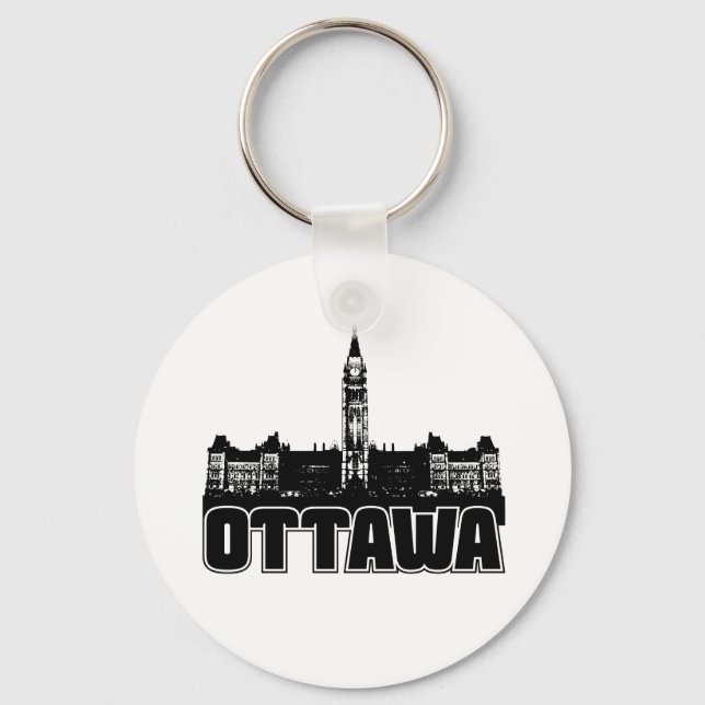 Ottawa Skyline Keychain (Front)