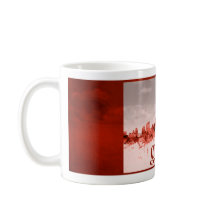 Ottawa skyline with red grunge