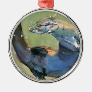 Otter 2003 metal ornament
