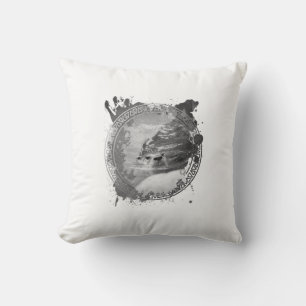 Otter Art Throw Pillow