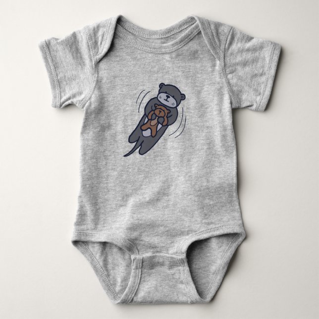 Otter Baby Bodysuit (Front)