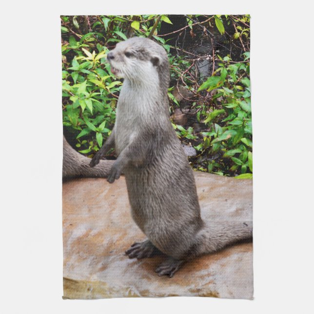 Otter Be Talking To Me, Kitchen Towel (Vertical)