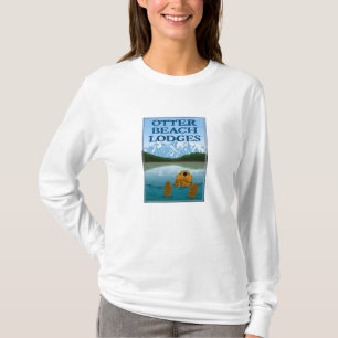 Otter Beach Lodges, un T-shirt féminin à manches