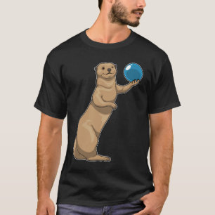 Otter Bowling Bowling ball T-Shirt