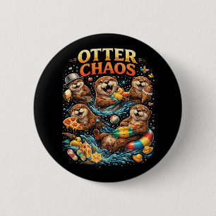Otter Chaos 2 Inch Round Button