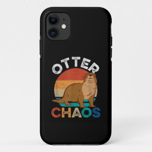 Otter Chaos For Men Women Cute Otter Lover Animal iPhone 11 Case