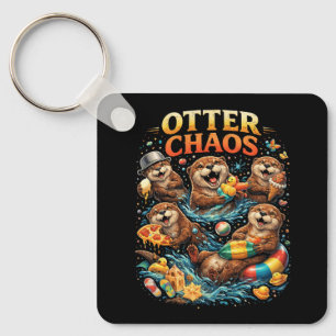 Otter Chaos Keychain