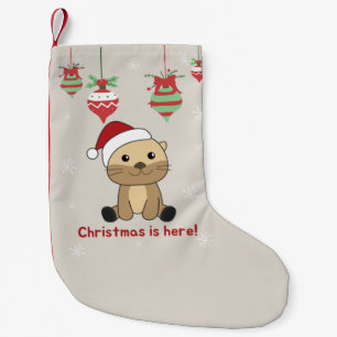 Otter Christmas Snow Winter Animals Otter Small Ch Stocking