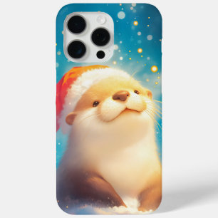 Otter Christmas Spirit iPhone 15 Pro Max Case