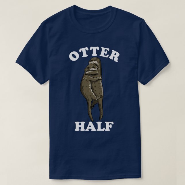 Otter Half T-Shirt (Design Front)