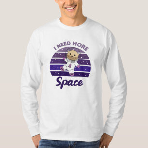 Otter I Need More Space In Space On Balloons T-Shirt