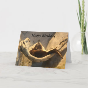 Otter In Hammock Card