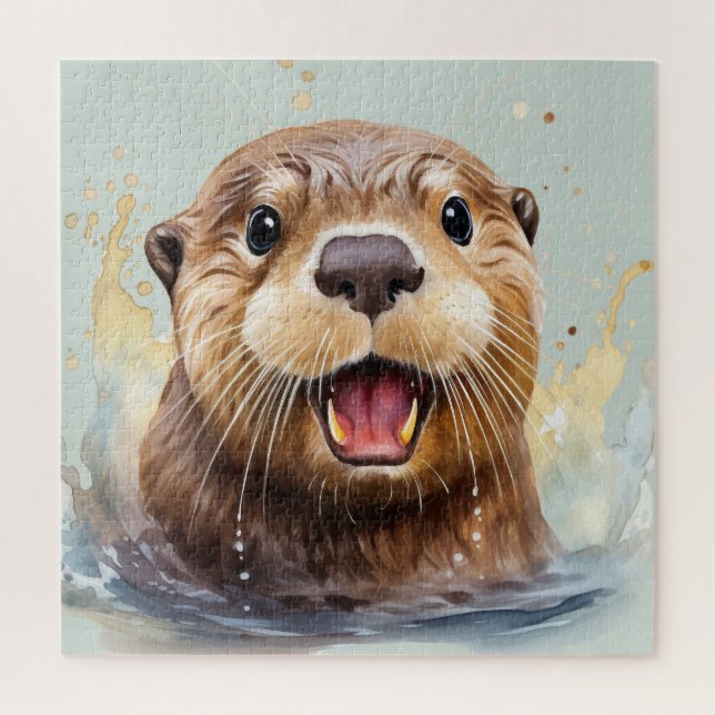 Otter Jigsaw Puzzle (Vertical)