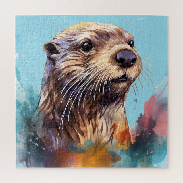 Otter Jigsaw Puzzle (Vertical)