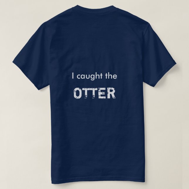 Otter Lake Michigan Fishing Funny T-shirt (Design dos)