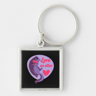 Otter - Love An Otter Love Another Keychain