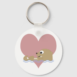 Otter Love Keychain