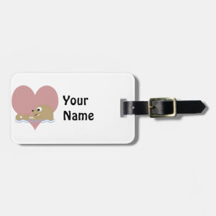 Otter Love Luggage Tag