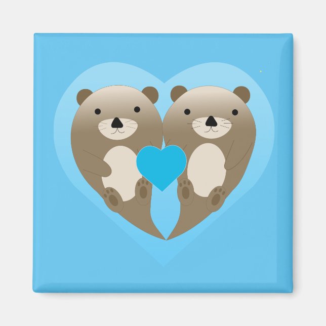 Otter Love Magnet (Front)