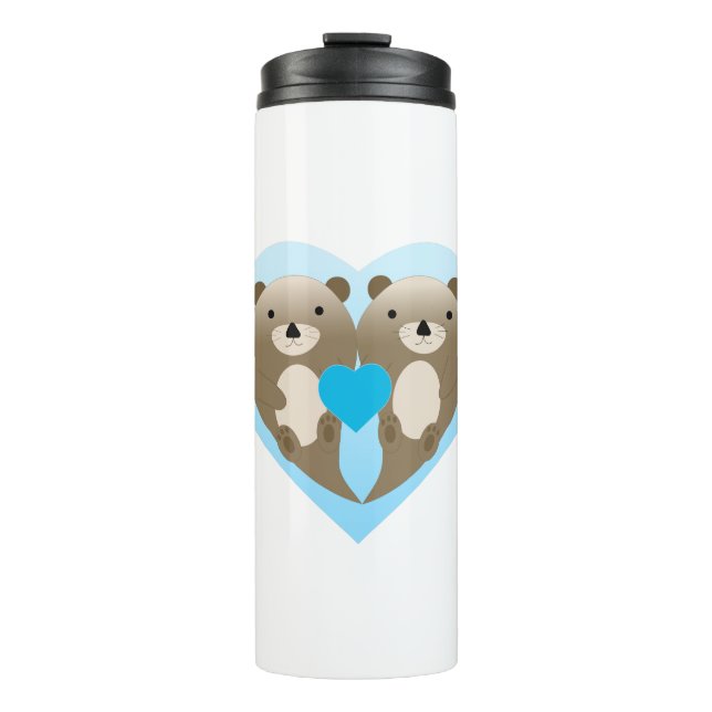 Otter Love Thermal Tumbler (Front)
