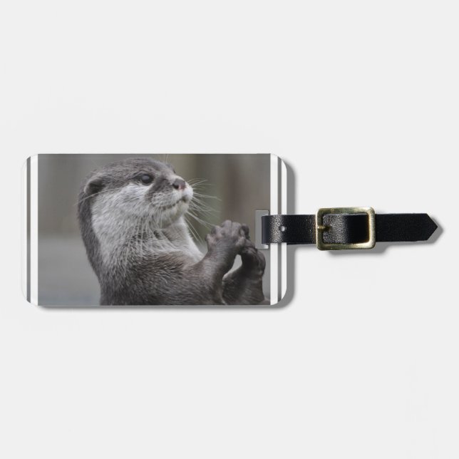 Otter Mastermind Luggage Tag (Front Horizontal)
