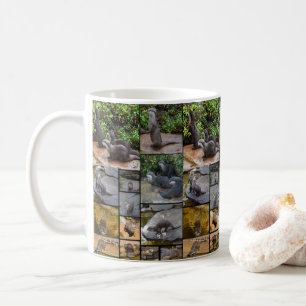 Otter Photo Collage, White Coffee Mug