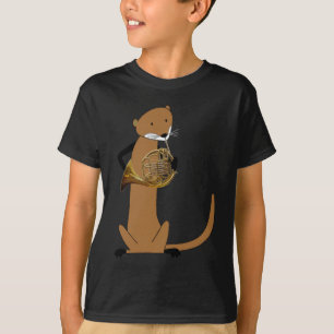 Otter Playing the French Horn T-Shirt