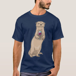 Otter Red wine T-Shirt