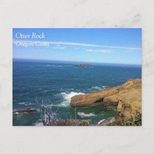 Otter Rock, Oregon Coast Postcard