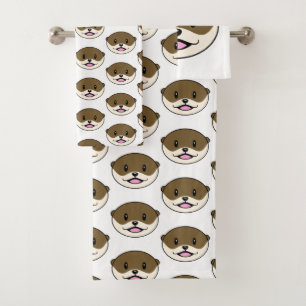 Otter souriant mignon
