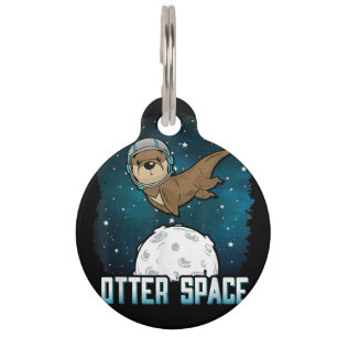 Otter Space Shirt, Funny Outer Space Animal Pet Tag