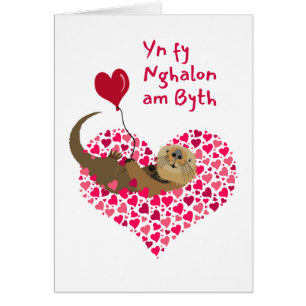 Otter St. Dwynwen’s Day Yn fy Nghalon am Byth