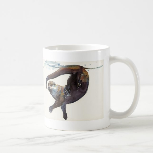 Otter Study II -'Talisker' Coffee Mug (Right)