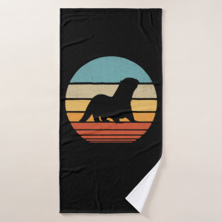 Otter Style 60s 70s Men Women Animal Pullover Bath Towel