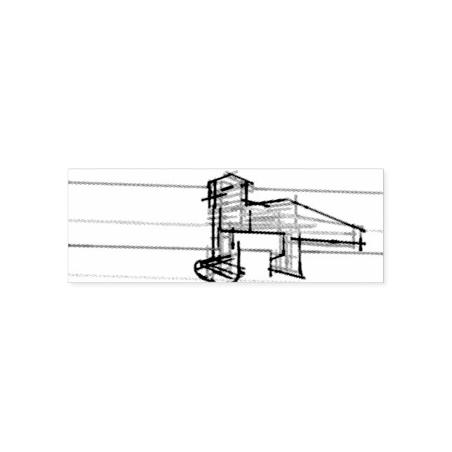 Otter Summer joy  Self-inking Stamp (Design)