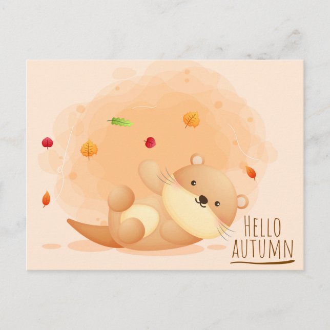 Otter Summer Postcard (Front)