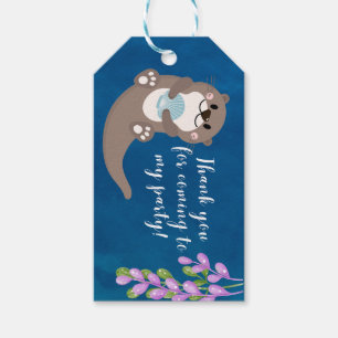 Otter Thank You Gift Tag