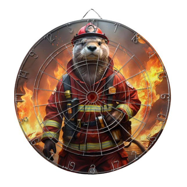 Otter The Fire Fighter, Dartboard (Front)