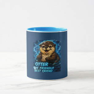 Otter the Friendly Best Friend Mug