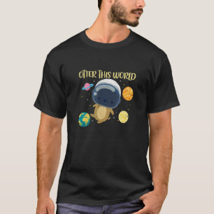 Otter This World Space Planets Astronomy Astronaut T-Shirt