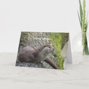 Otter Thoughts Card