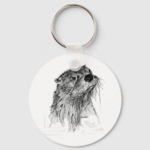 Otter Whiskers Keychain