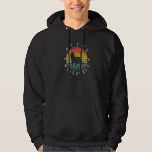 Otter Whisperer Vintage Sunset Cute Women's River  Hoodie
