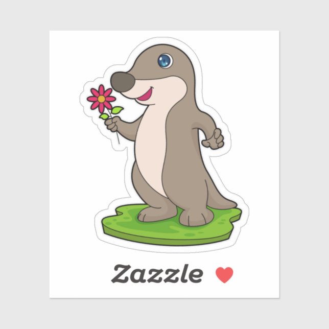 Otter with Flower (Sheet)