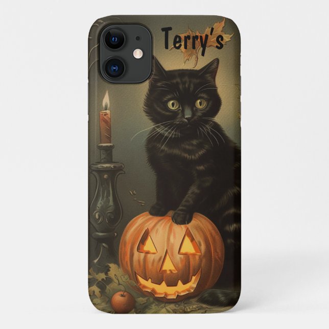 OtterBox Apple iPhone 11 Case Halloween Kitten (Back)