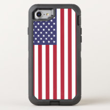 Coque américain de boîte à drapeau