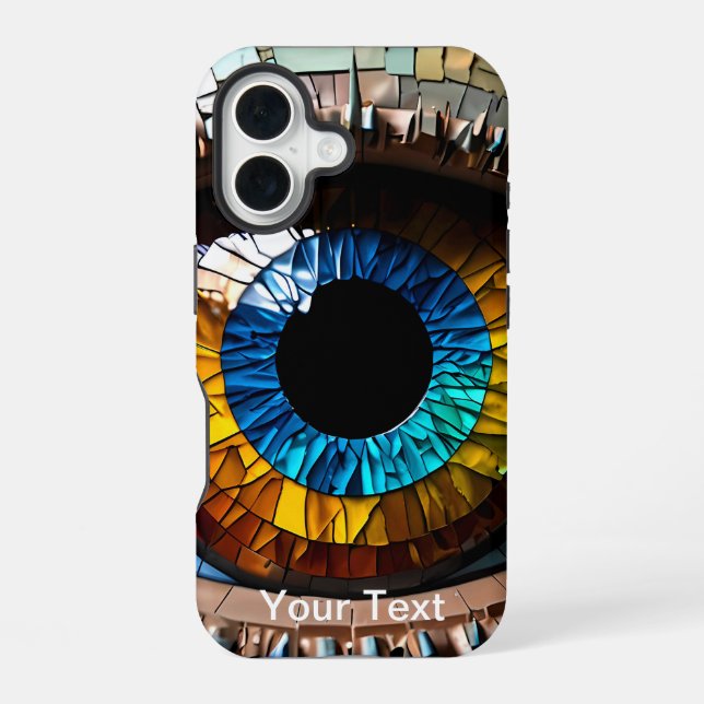 OtterBox Sunflower Eye Design Patten iPhone 16 Case (Back)