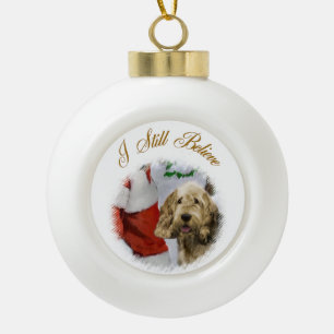 Otterhound Christmas Ceramic Ball Christmas Ornament