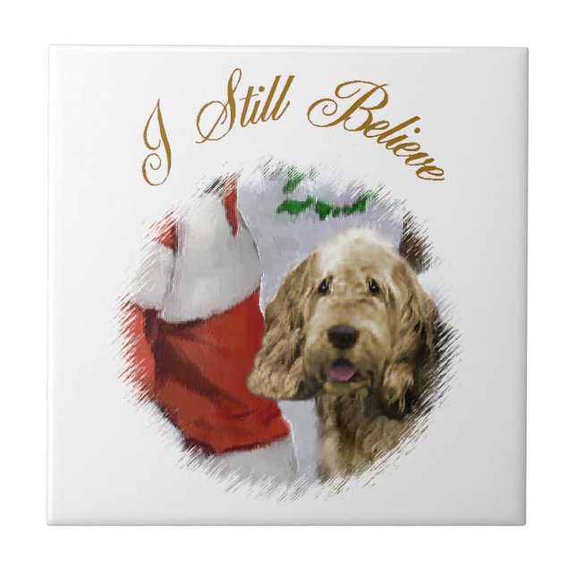 Otterhound Christmas Tile (Front)